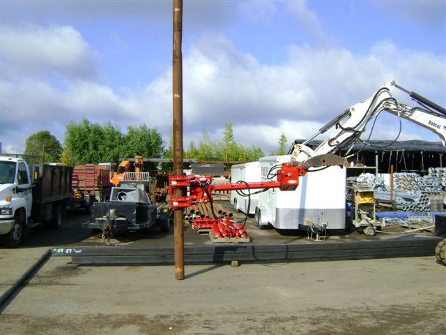 The Double Pole Claw is being used for Electrical and Plumbing